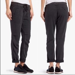 Standard James Perse Black Soft Drape Utility Pant